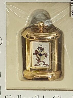 Looney Tunes General Time Corporation Model #39013 Tasmanian Collectible Clock